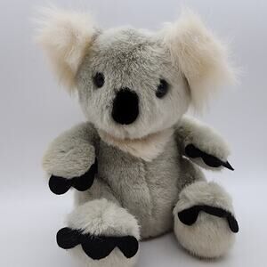 Build A Bear Koala Bear Plush 12" Gray Fuzzy Ears Retired Stuffed Vintage 1990s
